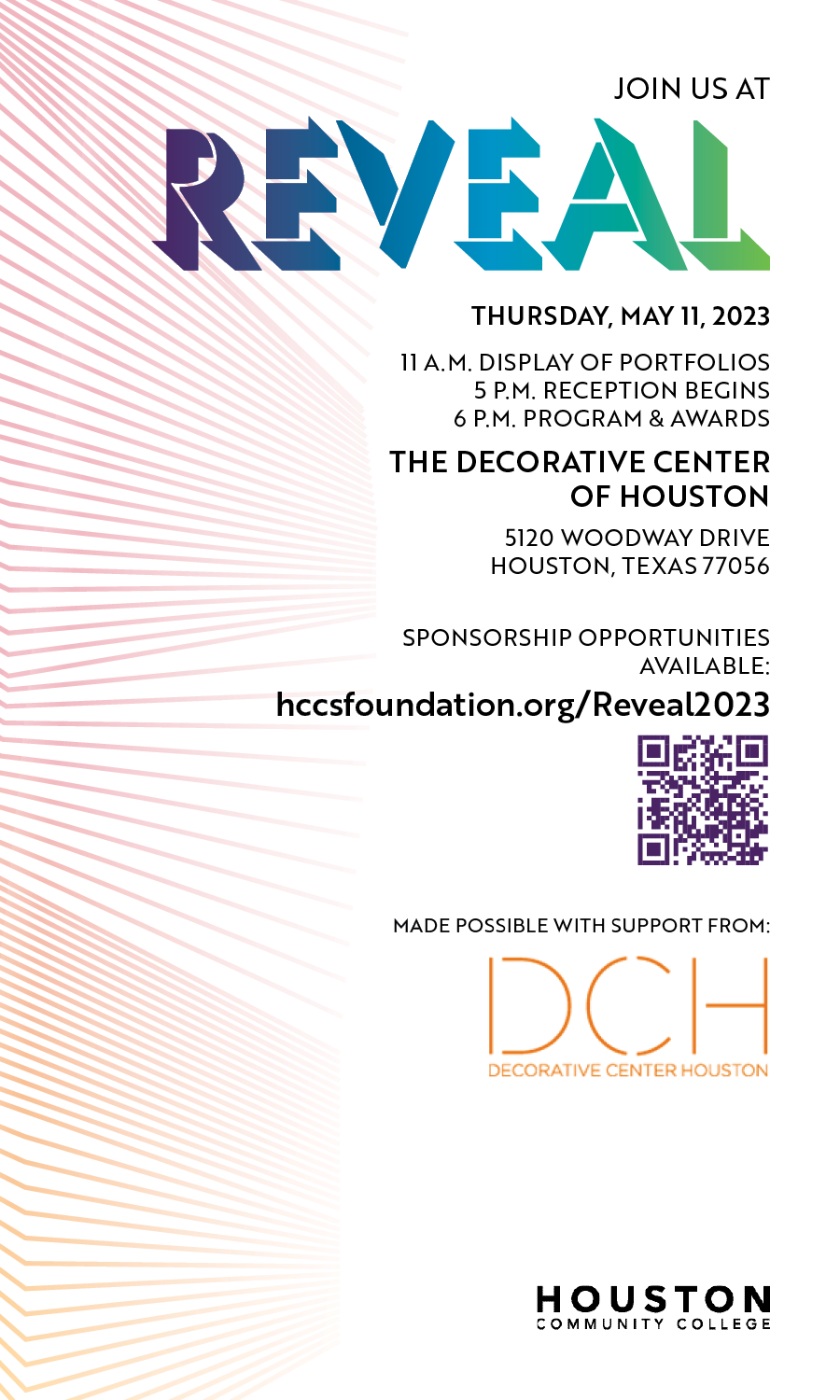 Houston Community College REVEAL Decorative Center Houston